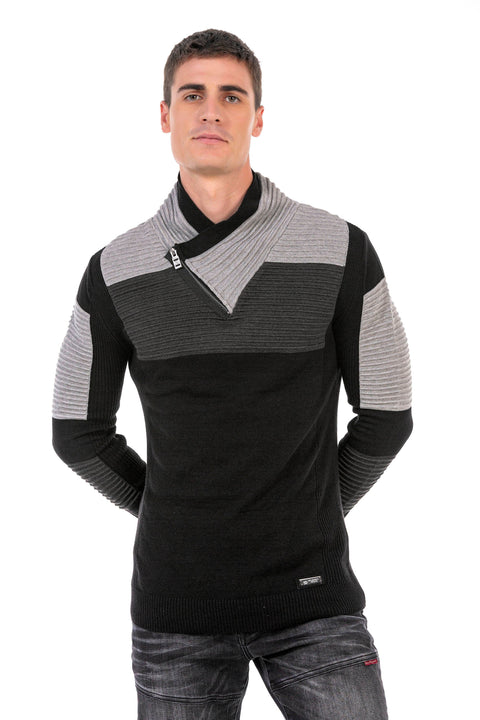 CP248 Shawl Collar Men's Sweater