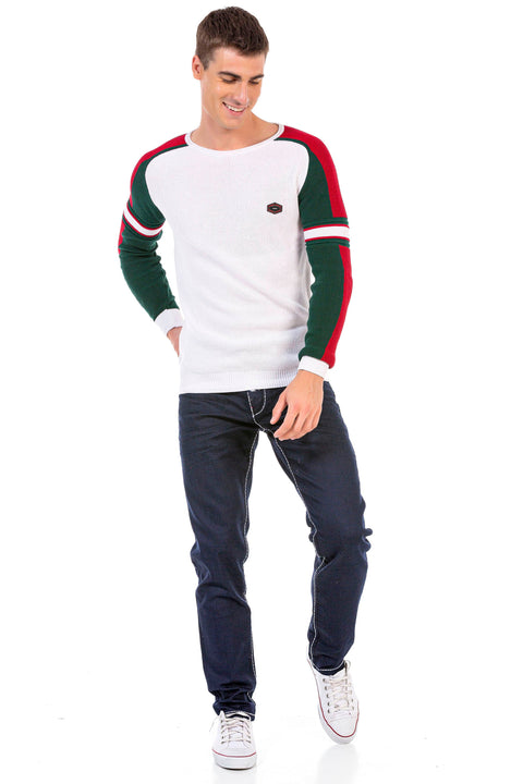 CP249 O Neck Men's Sweater