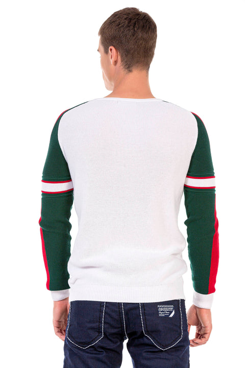 CP249 O Neck Men's Sweater