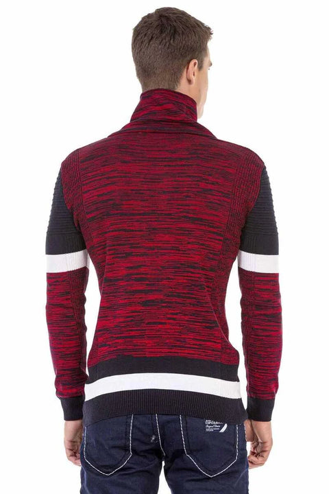 CP250 Shawl Collar Textured Men's Sweater