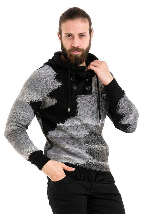 CP261 Hooded Thick Sweater
