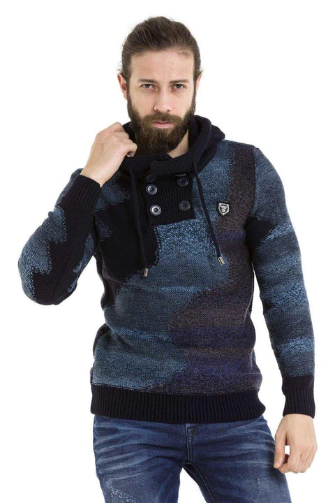 CP261 Hooded Thick Sweater