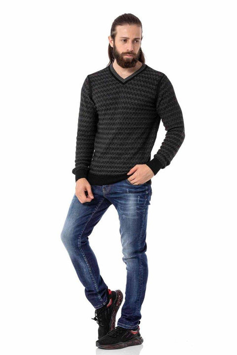 CP273 V-Neck Men's Sweater