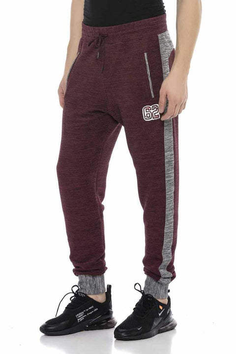 CT120 Striped Elastic Pocket Bottom Tracksuit
