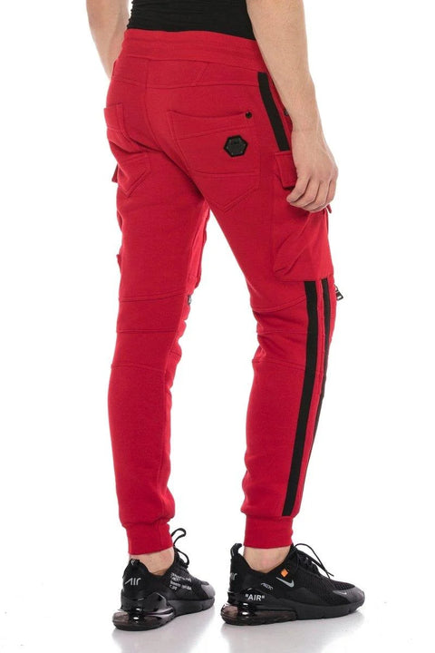 CT125 Striped Cargo Pocket Bottom Tracksuit