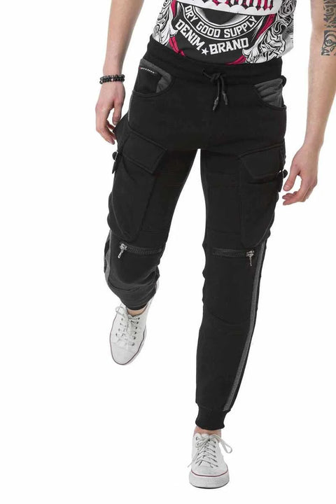 CT125 Striped Cargo Pocket Bottom Tracksuit