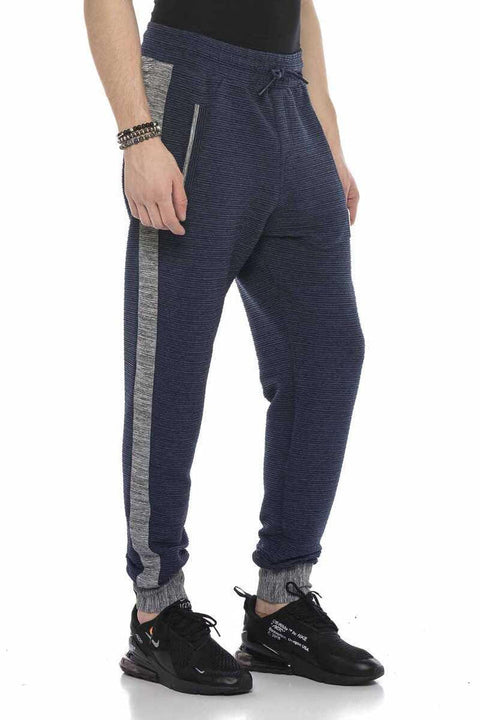 CT120 Striped Elastic Pocket Bottom Tracksuit