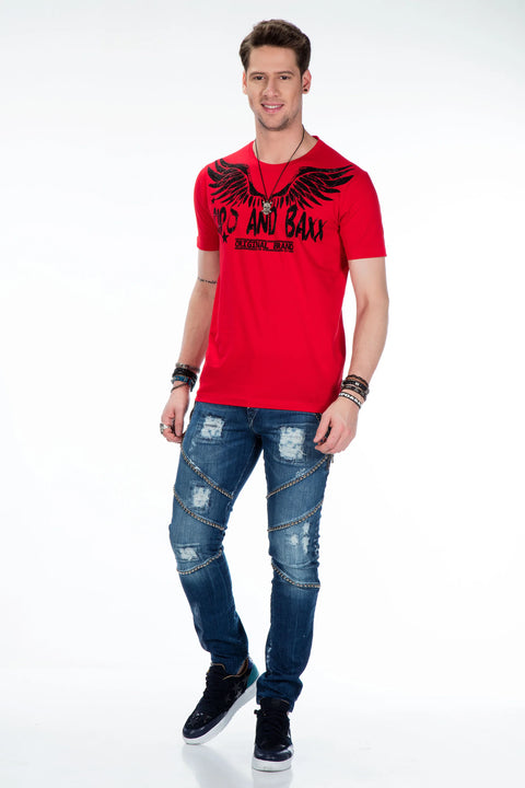 CT411 Printed Men's T-Shirt
