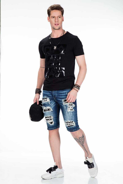 CT430 Bright Printed Plain Slim Fit Men's T-Shirt