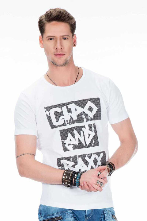 CT430 Bright Printed Plain Slim Fit Men's T-Shirt