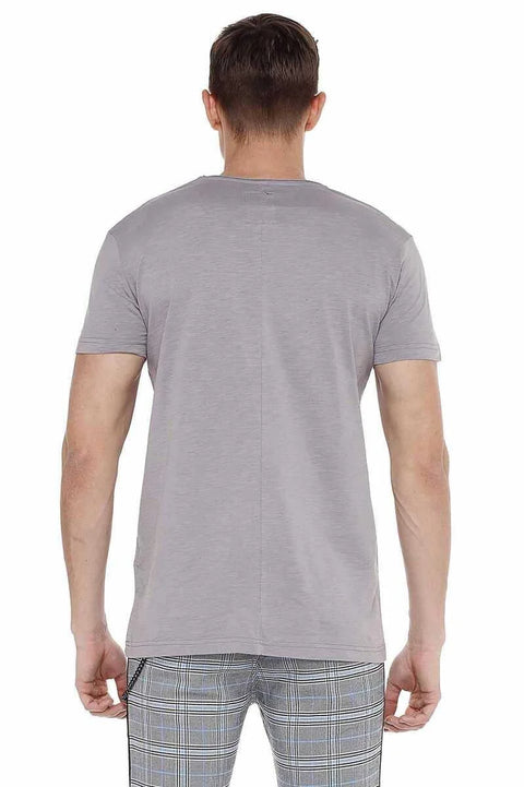 CT522 Men's Wide Collar Basic T-Shirt