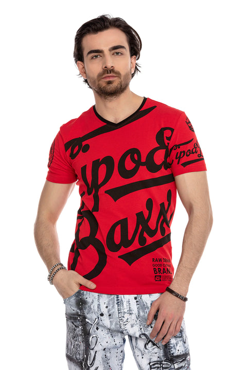 CT635 V-Neck Basic T-Shirt