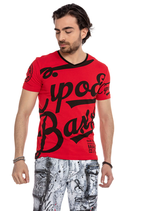 CT635 V-Neck Basic T-Shirt