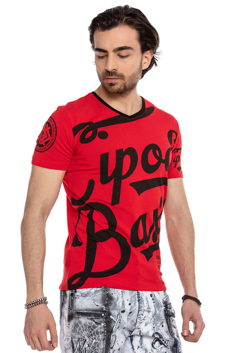 CT635 V-Neck Basic T-Shirt