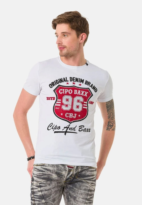 CT670 Stone Badge Logo Men's T-Shirt