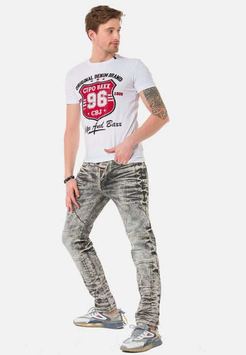 CT670 Stone Badge Logo Men's T-Shirt