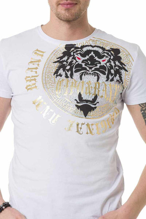 CT676 Tiger Printed T-Shirt