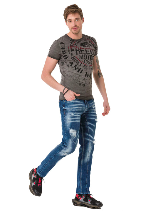CT689 Printed Men's T-Shirt