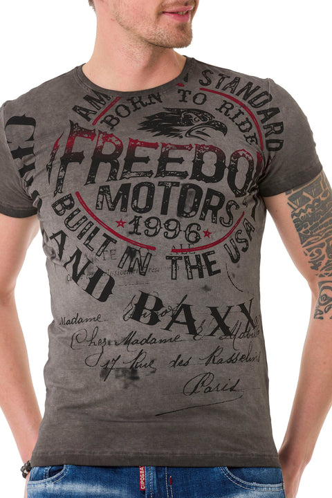 CT689 Printed Men's T-Shirt