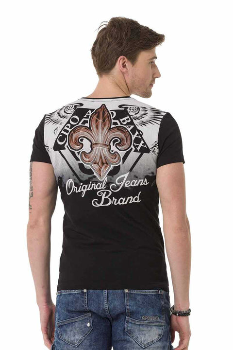 CT691 Lily Printed Men's T-Shirt
