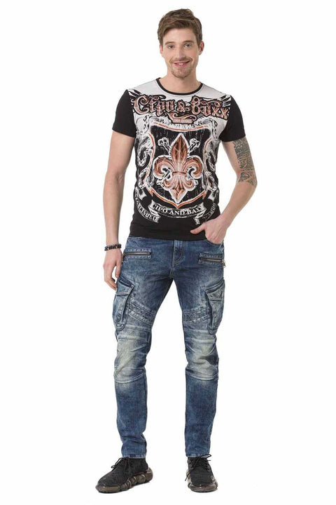 CT691 Lily Printed Men's T-Shirt