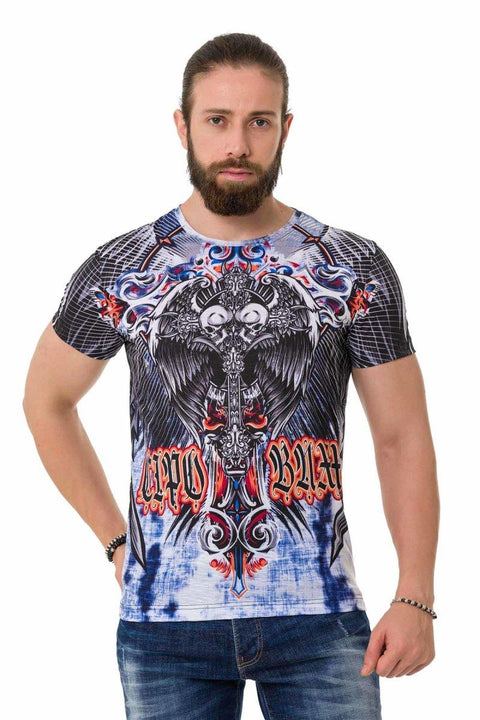 CT710 Laser Printed Patterned T-Shirt