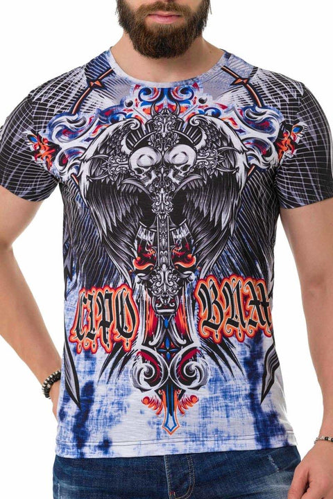CT710 Laser Printed Patterned T-Shirt