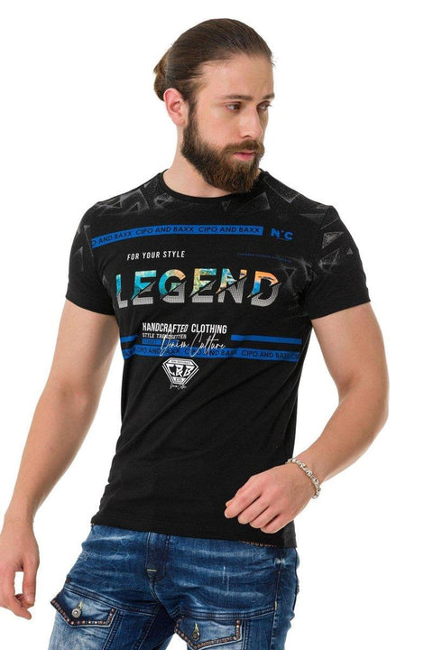 CT715 Stone Patterned T-Shirt