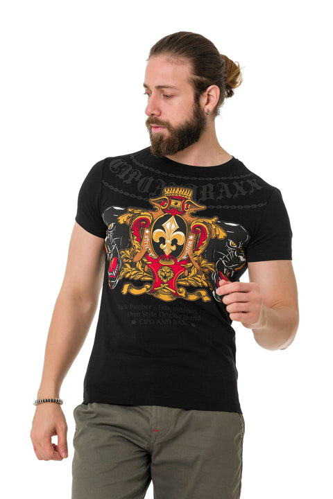 CT718 Panther Printed T-Shirt