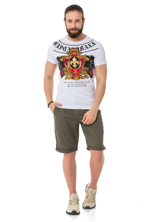 CT718 Panther Printed T-Shirt