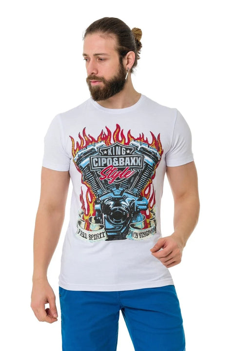 CT730 Hot Rod Engine T-Shirt
