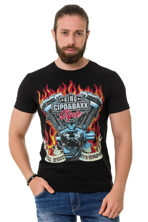 CT730 Hot Rod Engine T-Shirt