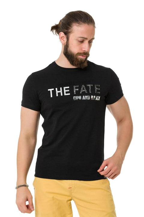 CT735 Shiny Embossed T-Shirt