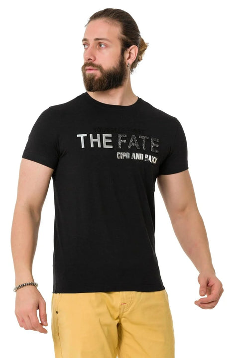 CT735 Shiny Embossed T-Shirt