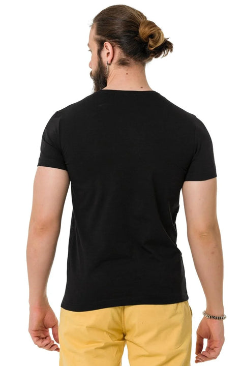 CT735 Shiny Embossed T-Shirt