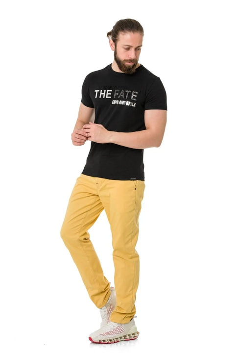 CT735 Shiny Embossed T-Shirt