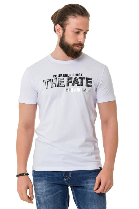 CT735 Shiny Embossed T-Shirt