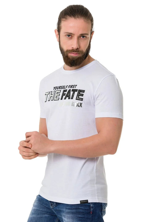 CT735 Shiny Embossed T-Shirt