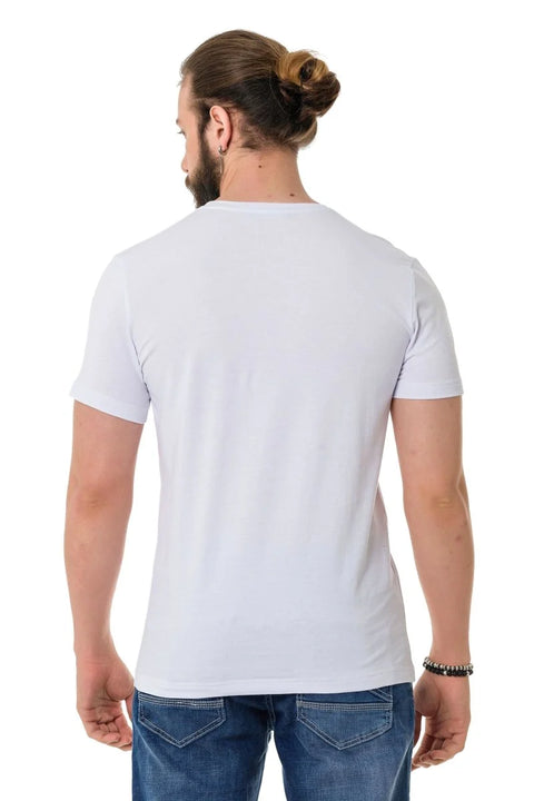 CT735 Shiny Embossed T-Shirt