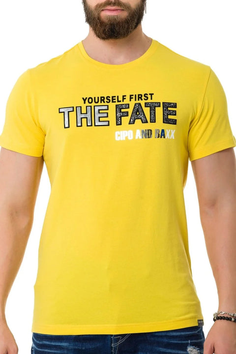 CT735 Shiny Embossed T-Shirt