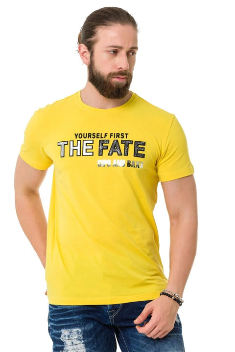 CT735 Shiny Embossed T-Shirt