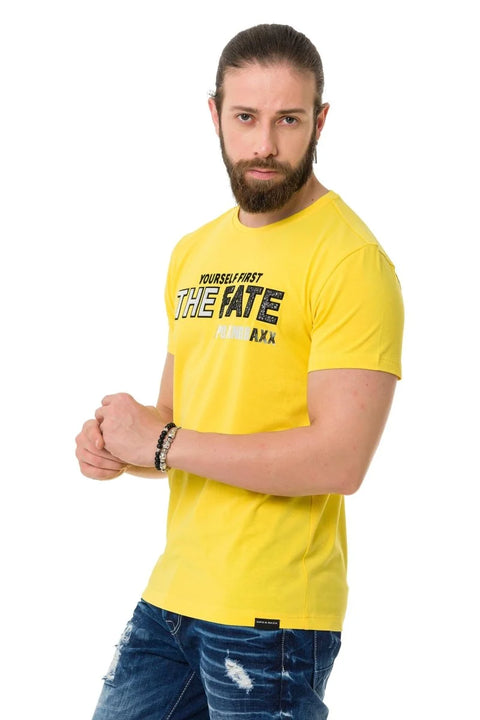CT735 Shiny Embossed T-Shirt