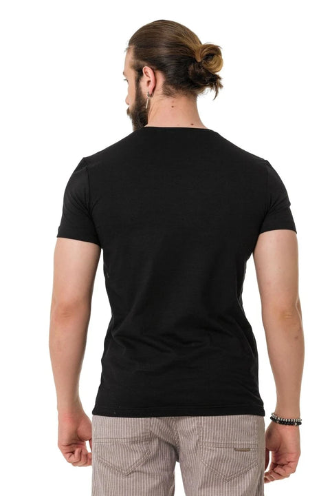 CT736 Shiny Embossed T-Shirt