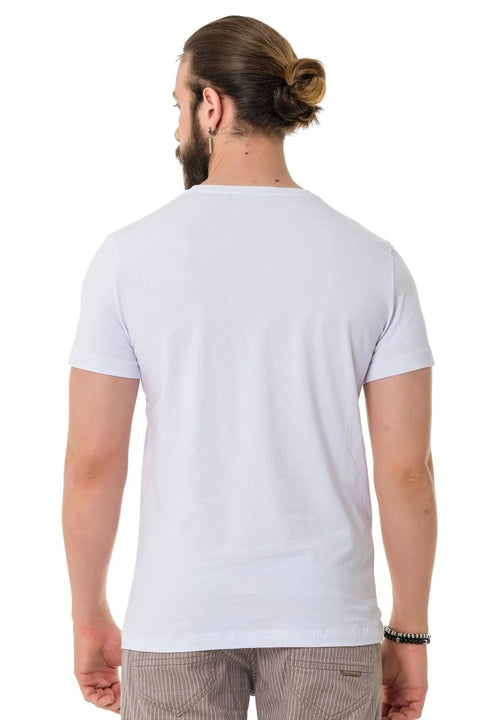 CT736 Shiny Embossed T-Shirt