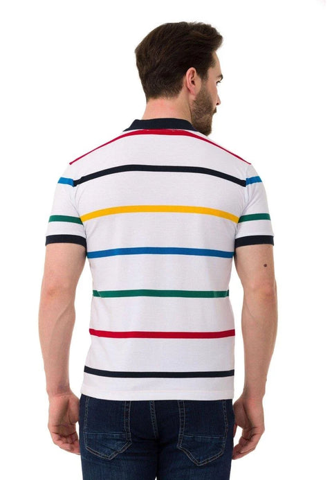 CT749 Multicolored Polo Neck T-Shirt