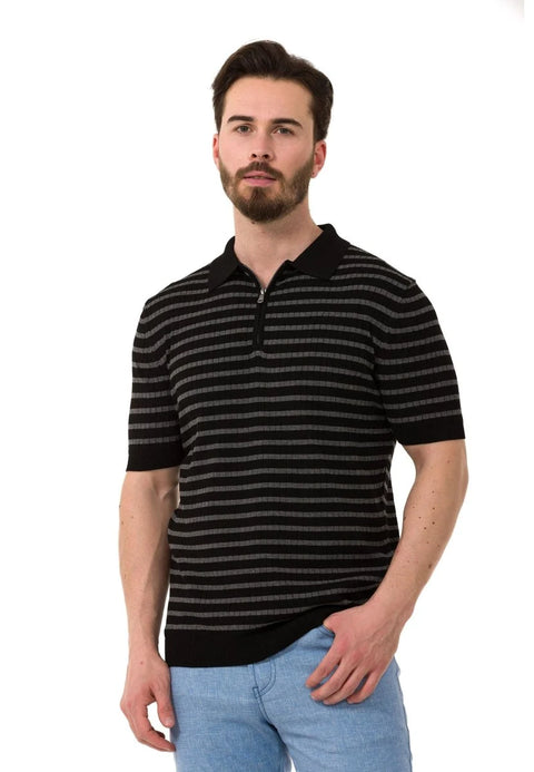 CT751 Striped Knitwear T-Shirt
