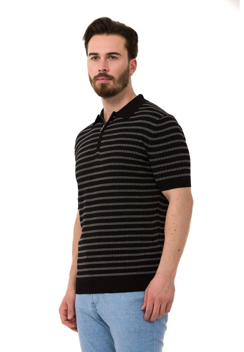 CT751 Striped Knitwear T-Shirt