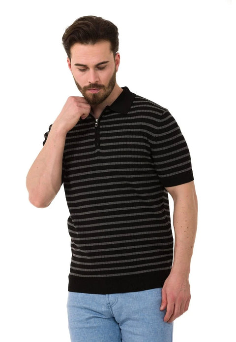 CT751 Striped Knitwear T-Shirt