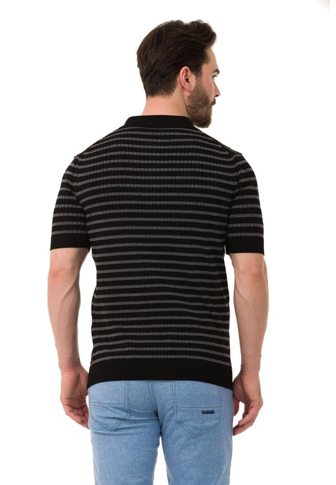 CT751 Striped Knitwear T-Shirt