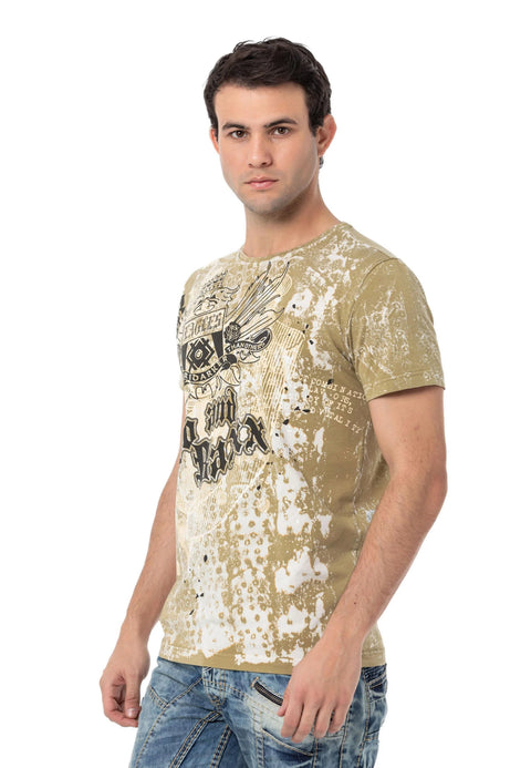 CT782 Men T-shirt with Large Print